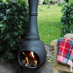 buiten:tuinhaard gietijzer